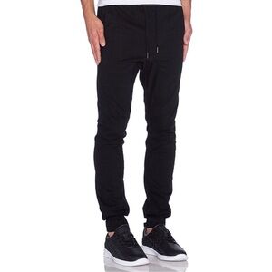 ZANEROBE Pants Mens 29 Black Sureshot Jogger Elastic Waist Cuffed Casual Stretch